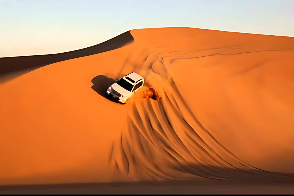 Quick Dune Bashing at Abu Dhabi's Red Dunes: Your Desert Thrill in a Flash Quick Dune Bashing at Abu Dhabi