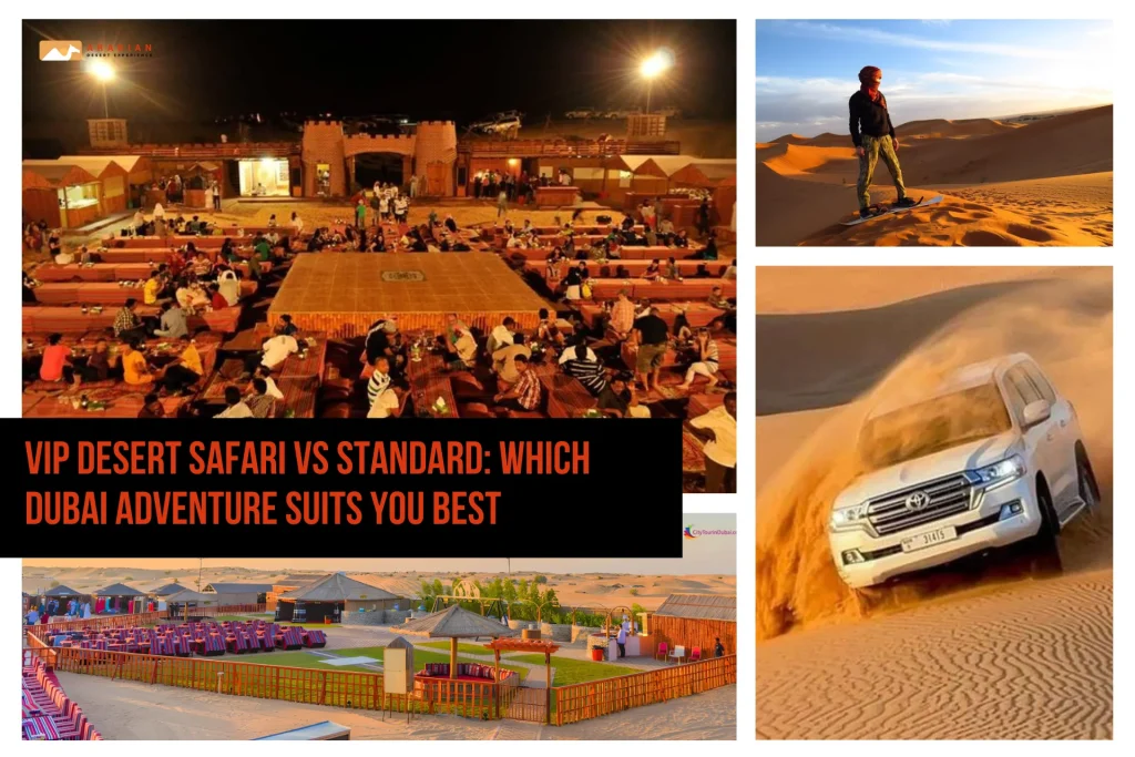 VIP Desert Safari vs Standard: Which Dubai Adventure Suits You Best
